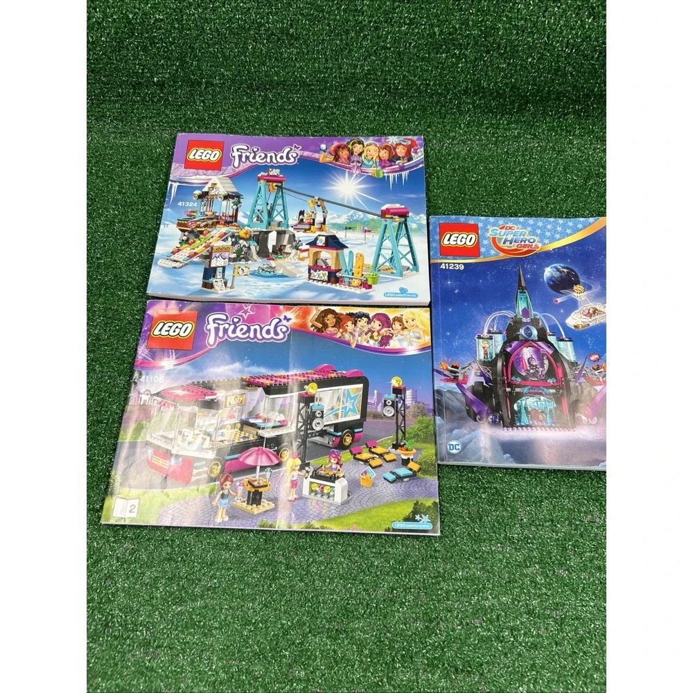 Lego Lot Of 3 Manual Lego Friends 41106 & 41324 DC Super Hero‎ Girls 41239